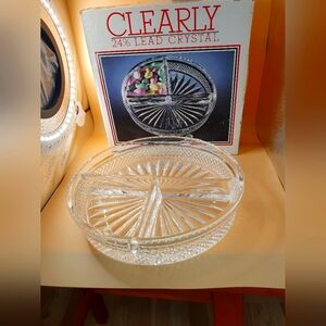 Crisa Chrystal serving dish